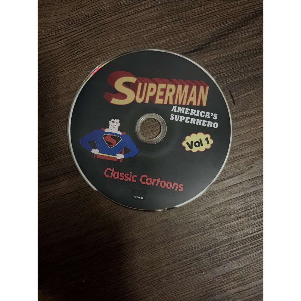 Superman Classic Cartoons Vol 1 DVD No Case